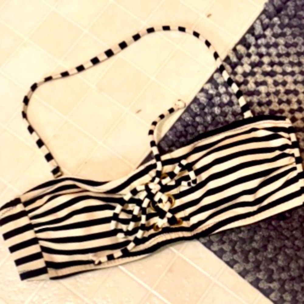 Stripped bikini top